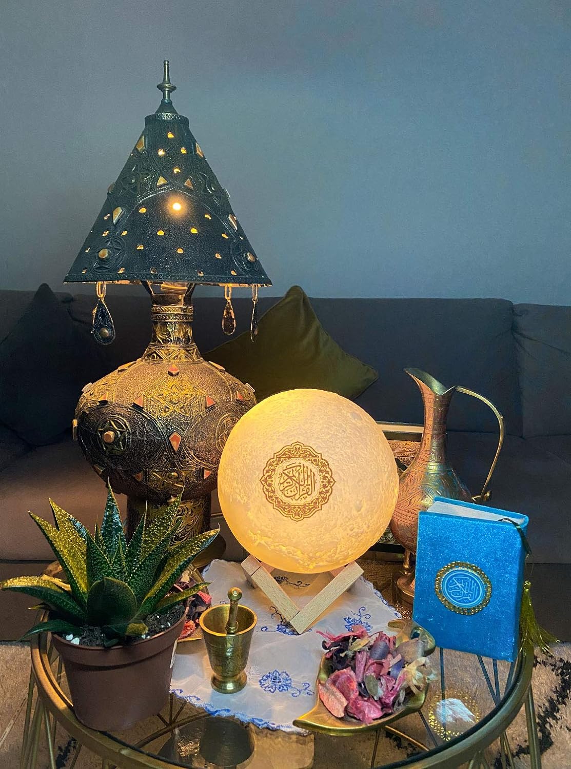 Quran Moon Light Lamp مصباح القمر القرآني